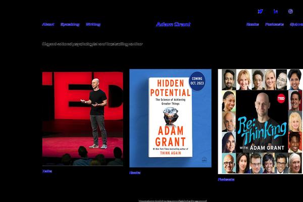 adamgrant.net site used Adam-grant
