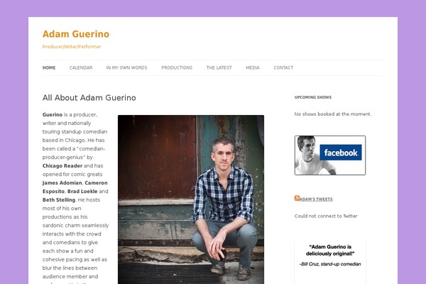 Twenty Twelve theme site design template sample