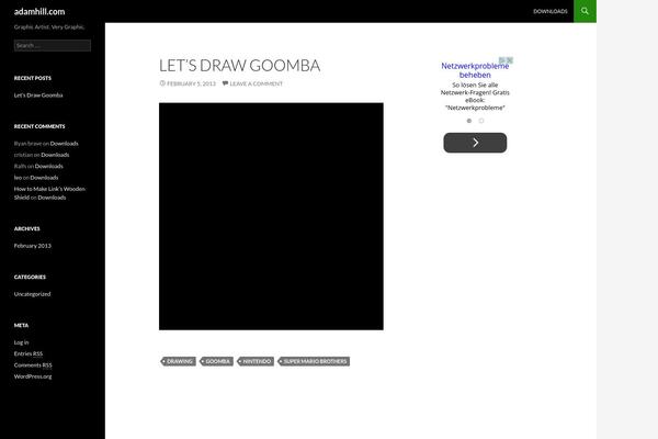 WordPress website example screenshot