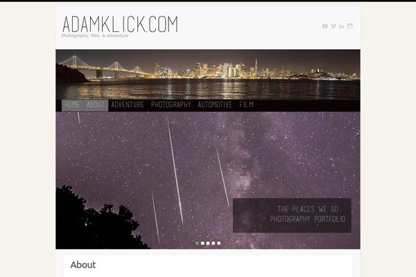 Travelify theme site design template sample