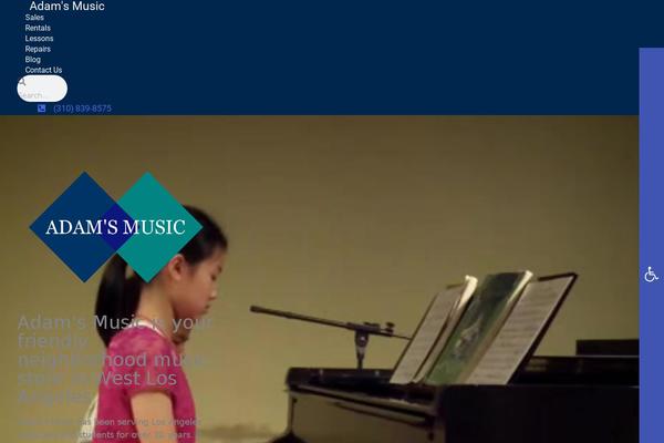 WordPress website example screenshot