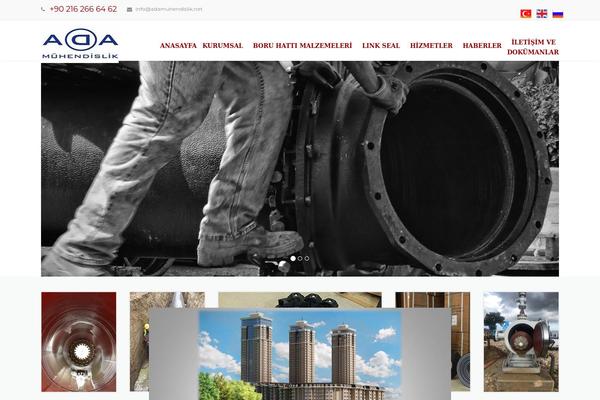 Construction theme site design template sample