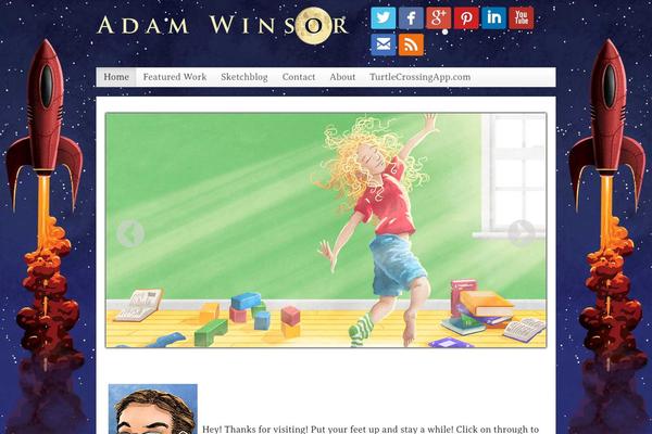 adamwinsor.com site used CyberChimps Pro