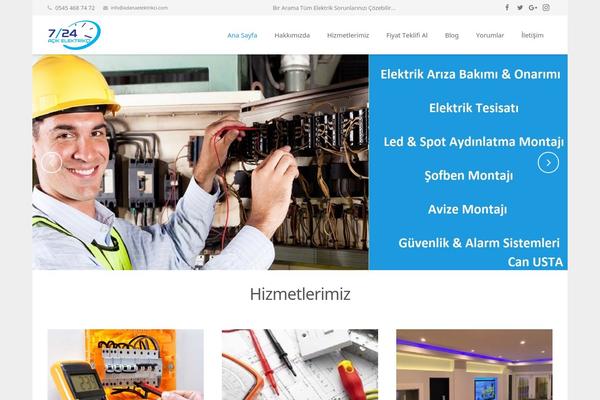 WordPress website example screenshot