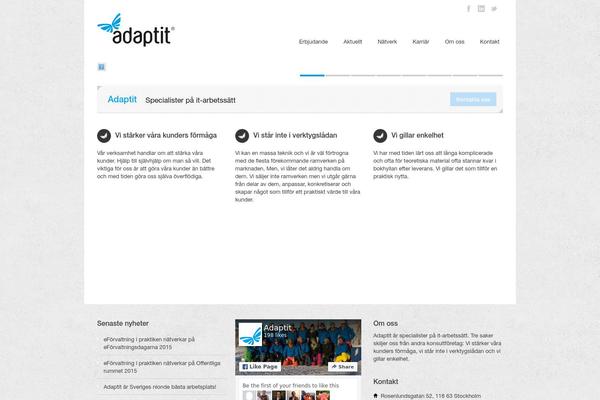 adaptit.se site used Adaptit