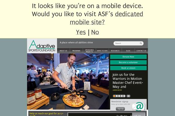 Asf theme site design template sample