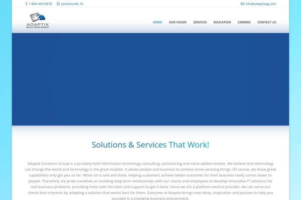 WordPress website example screenshot