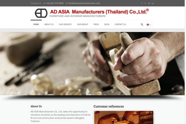 BeTheme theme site design template sample