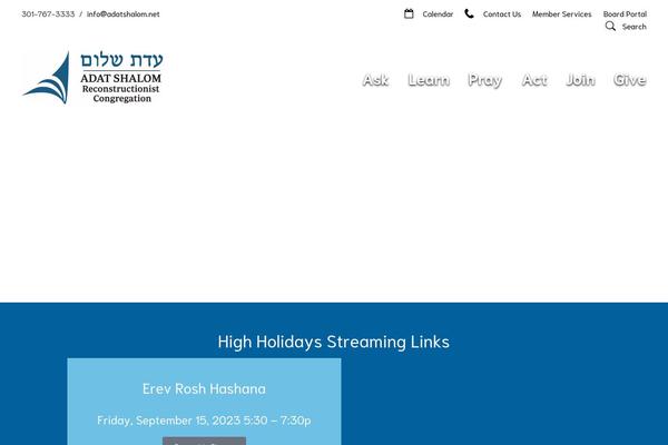 adatshalom.net site used Adatshalom