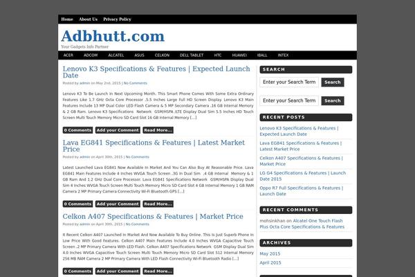 adbhutt.com site used Techmaish1.3