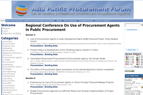 WordPress website example screenshot