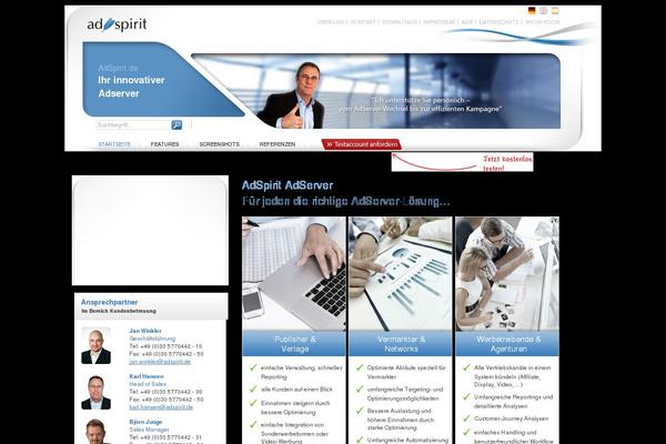 Site using JQuery Accordion Menu Widget plugin