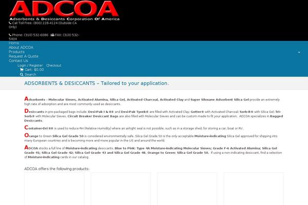 adcoa.net site used Impacto