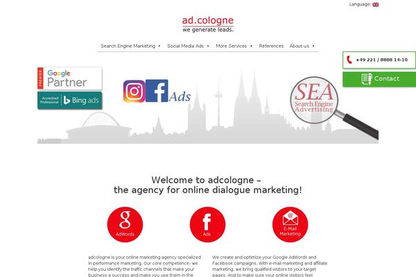adcologne.de site used Adcologne