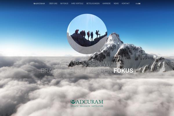 adcuram.de site used Adcuram-theme-2020