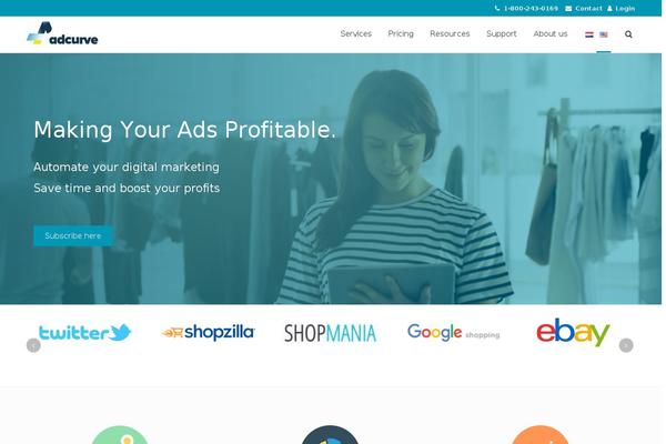 adcurve.com site used Adcurve