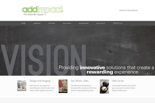 add-impact.com site used Vantage