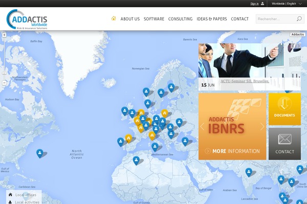 addactis.com site used Actuaris