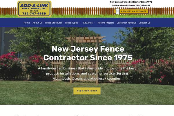WordPress website example screenshot