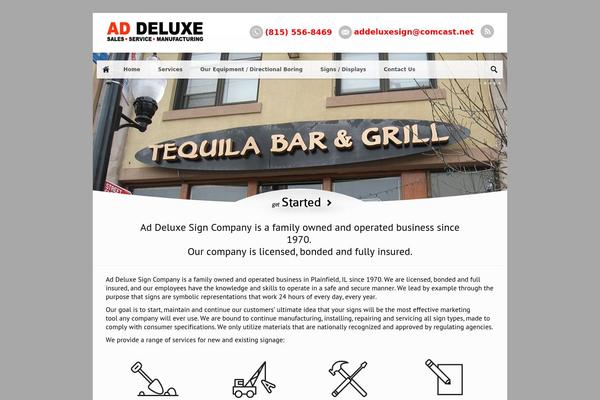 addeluxesigns.com site used G6feature