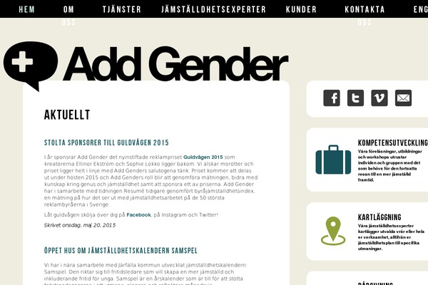 addgender.se site used Addgender-theme