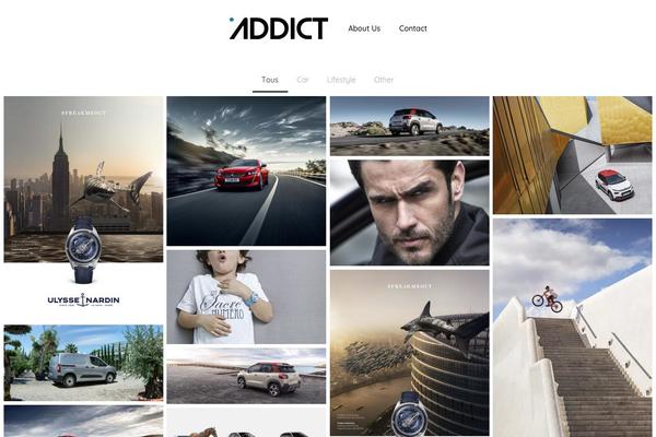 Impreza theme site design template sample