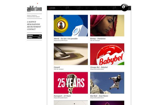 addiction-agency.com site used Addiction_agency-theme