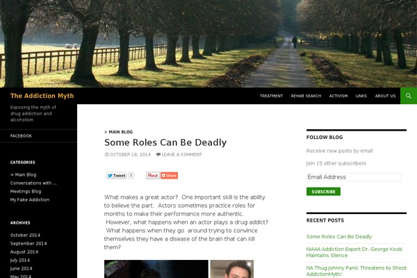 WordPress website example screenshot