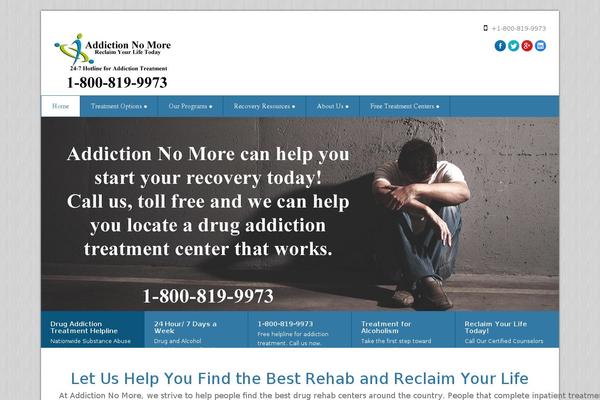 addictionnomore.com site used Healthcentre-pro