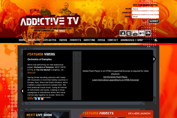 addictive.com site used Atv