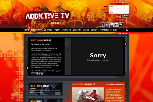 addictive.tv site used Atv