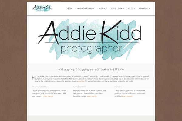 addiekidd.com site used Dandelion