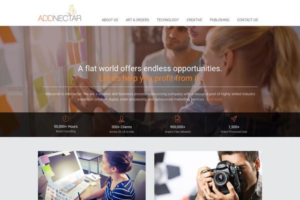 AccessPress Parallax theme site design template sample