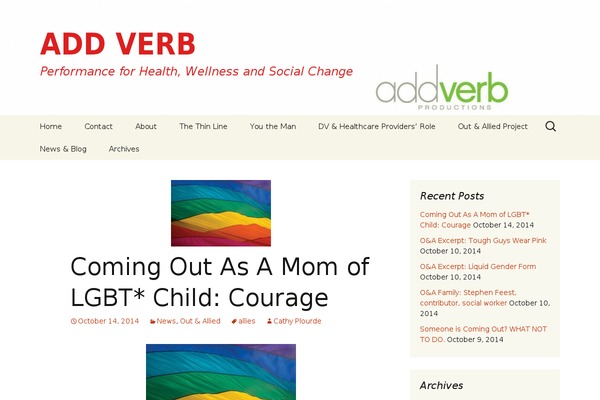 Twenty Thirteen theme site design template sample