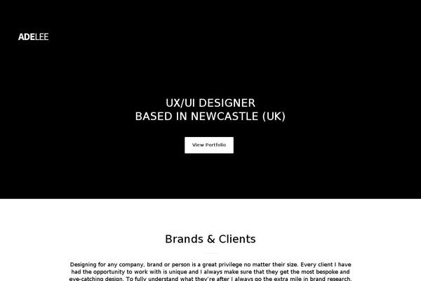 WordPress website example screenshot