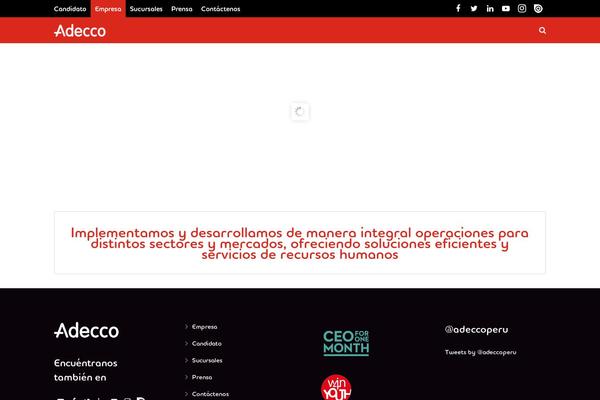 adecco.com.pe site used Adecco-gr