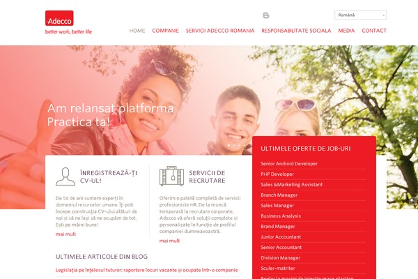 adecco.ro site used Adecco-1101161019