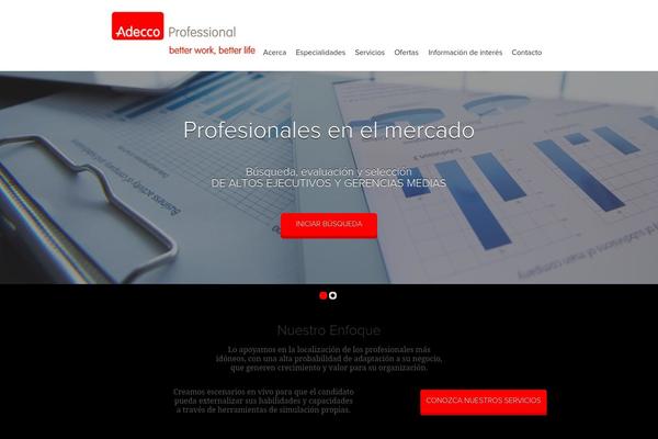 adeccoprofessional.co site used Adecco
