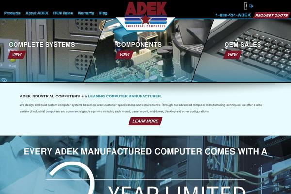 WordPress website example screenshot