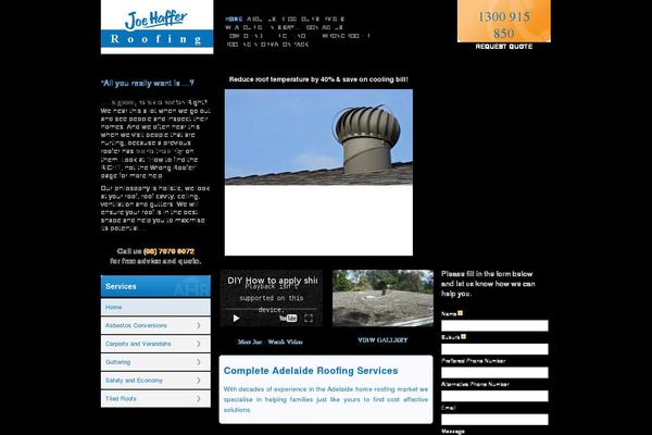 WordPress website example screenshot