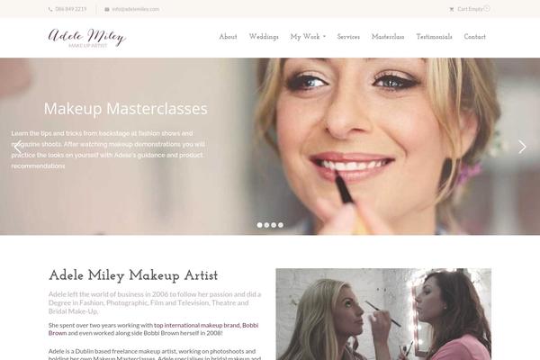 adelemiley.com site used Wp-makeup