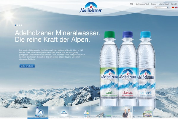 adelholzener.de site used Adelholzener