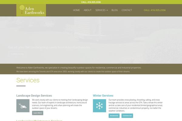 Mana theme site design template sample