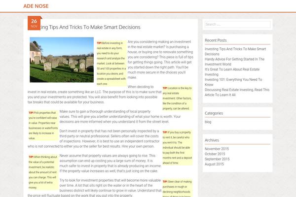 Fourteenpress theme site design template sample