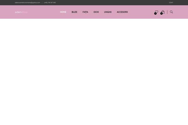 Aden theme site design template sample