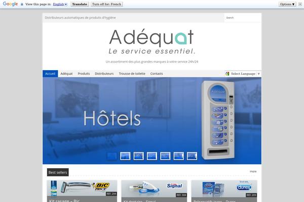 adequatfrance.com site used Createen-mag