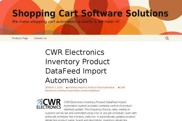 WordPress website example screenshot