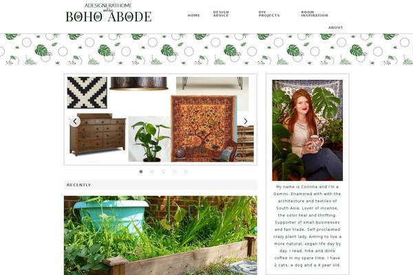 adesignerathome.com site used Boheme