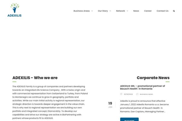 Infinite-child theme site design template sample