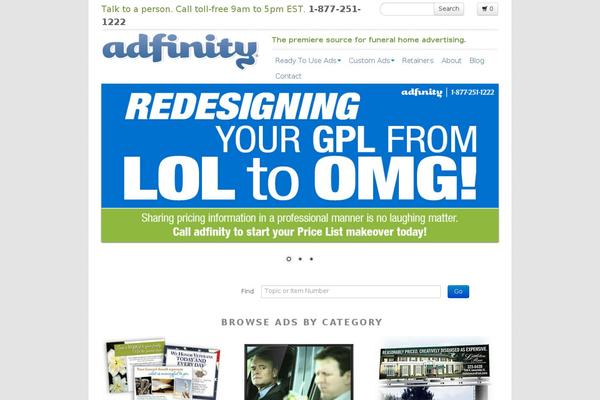 adfinity.net site used Adfinity